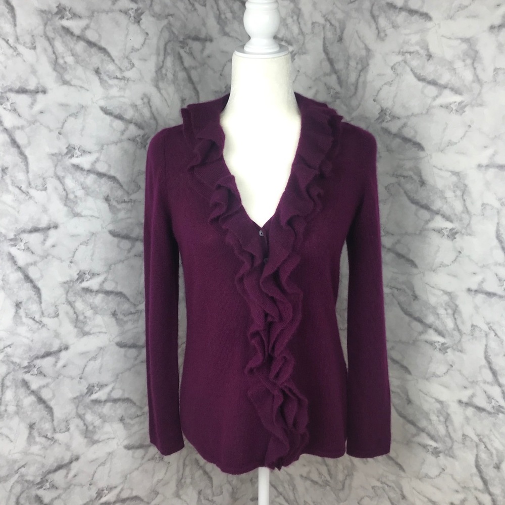 Cashmere by Charter Club Button Up Cardigan
